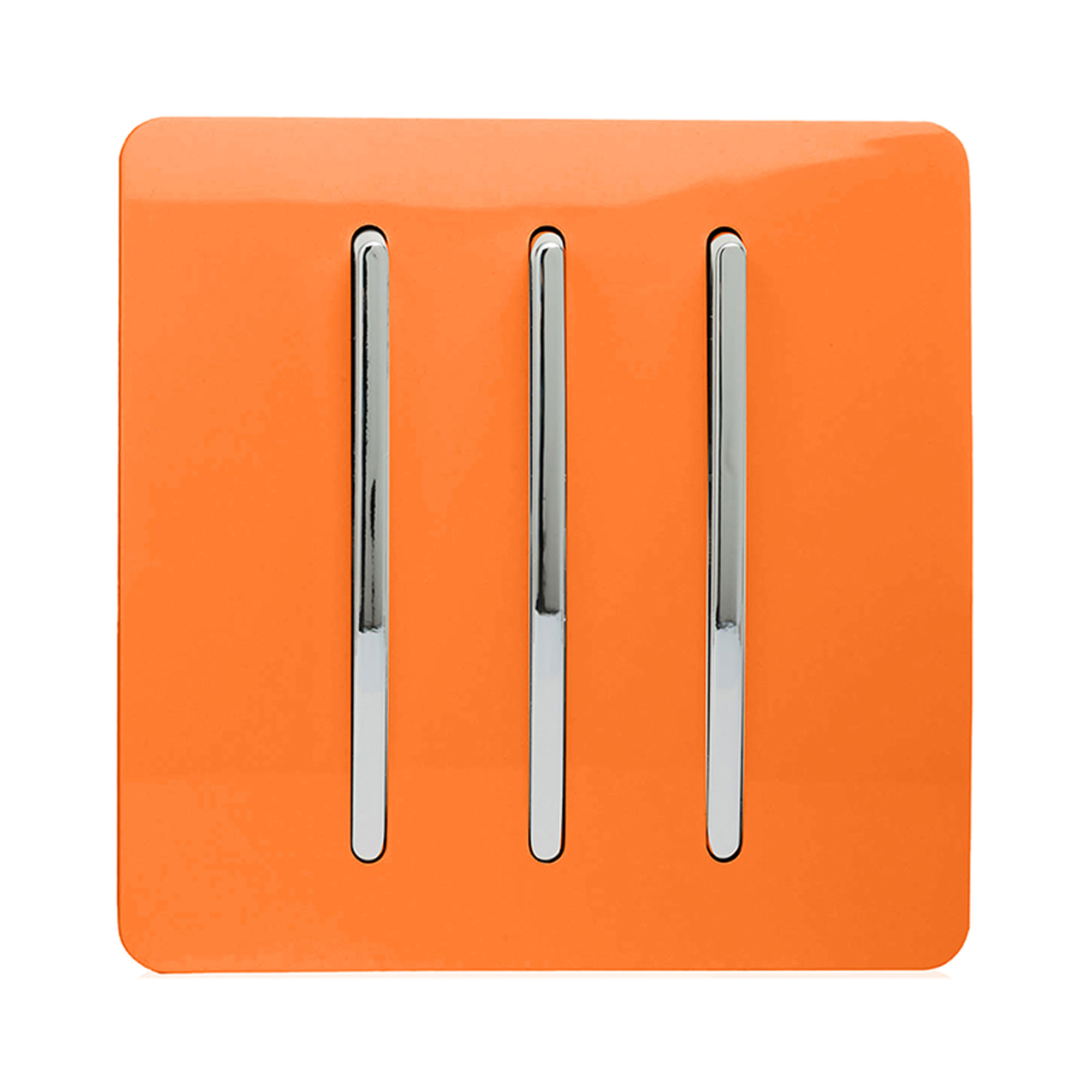 ART-SS6OR  3 Gang 2 Way 10 Amp Rocker Orange